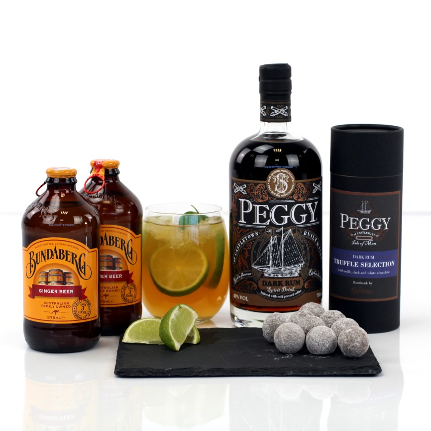 Peggy Dark Rum & Truffles Gift Set
