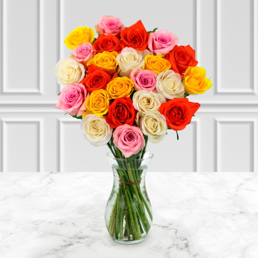 24 Mixed Rose Bouquet