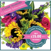 Classic Flowers - 12 Monthly Gifts