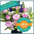 Deluxe Flowers Monthly Flower Gift