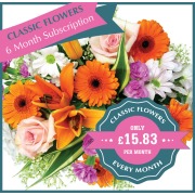 Classic Flowers - 6 Monthly Gifts