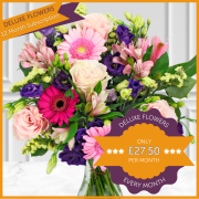 Deluxe Flowers - 12 Monthly Gifts